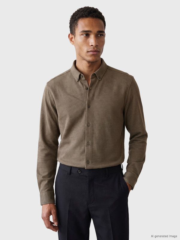 LCW Vision Slim Fit Textured Men's Shirt