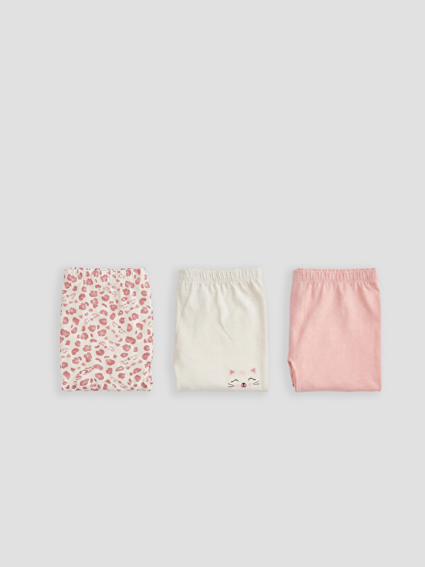 LCW Kids Baskılı Kız Çocuk Boxer 3'lü