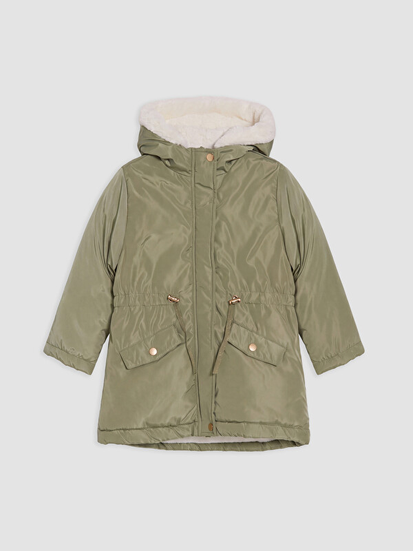 LCW Kids Girl Green Coat