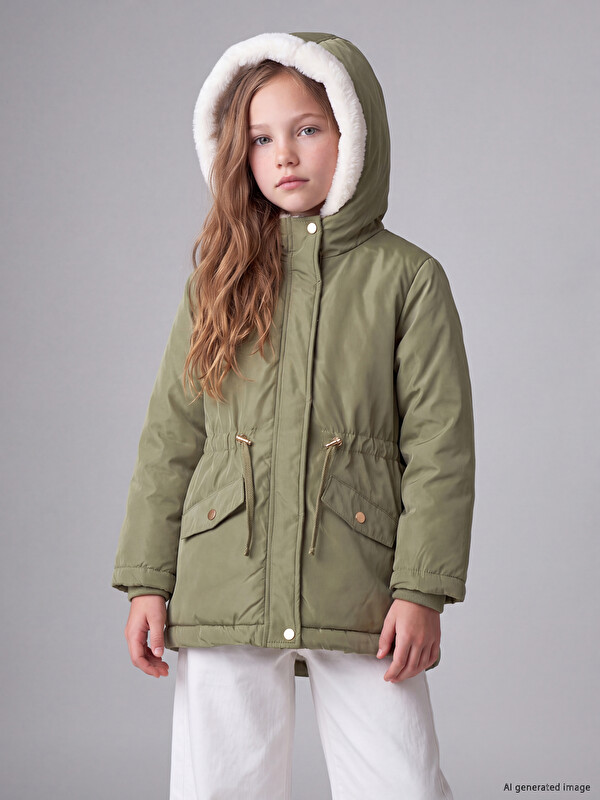 LCW Kids Hooded Girls' Coat