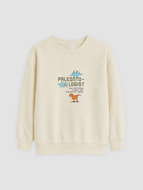 LCW Kids Baskılı Erkek Çocuk Sweatshirt