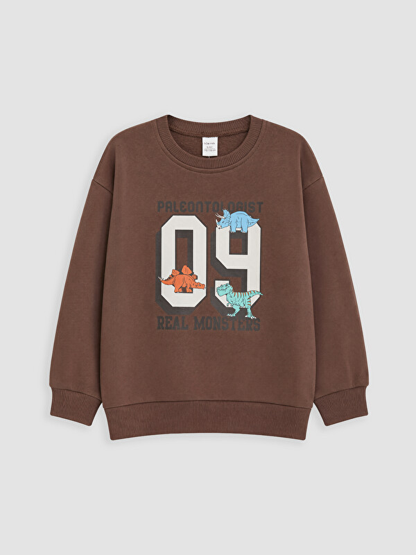 LCW Kids Baskılı Erkek Çocuk Sweatshirt