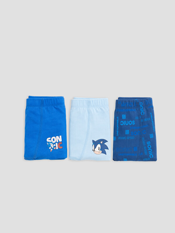 LCW Kids Sonic Printed Boys' Boxer 3-pack