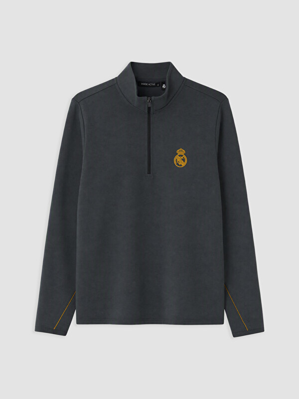 XSIDE ACTIVE Real Madrid Nakışlı Erkek Sweatshirt