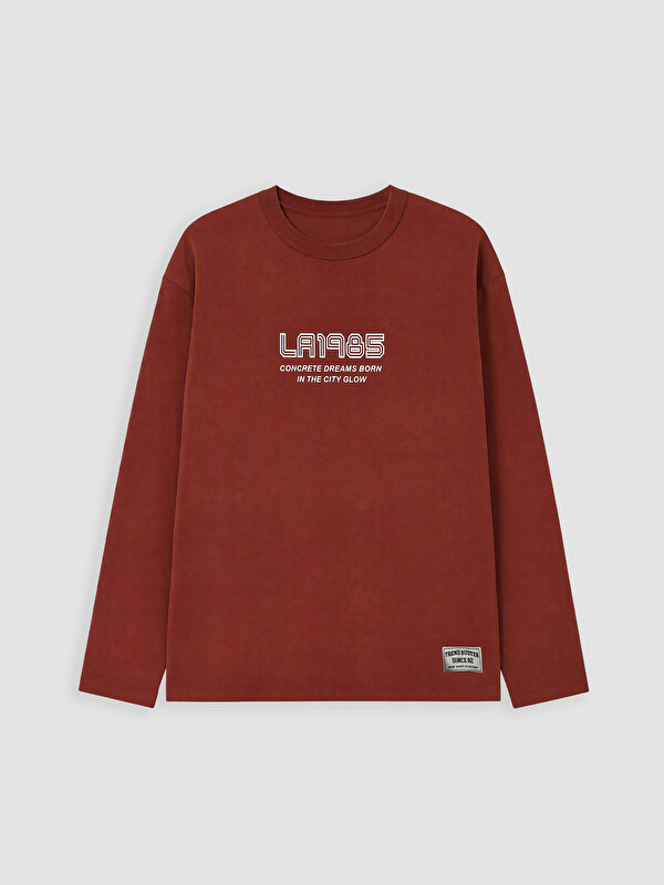 LCW Kids Djalë Ngjyre Kafe T-shirt