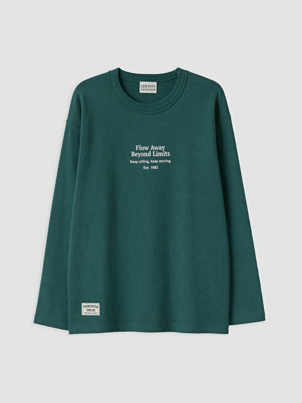 LCW Kids Crew Neck Printed Boys' T-Shirt
