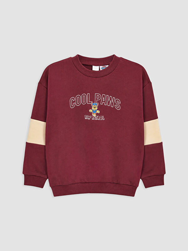 LCW Kids Boy Bordeaux Sweatshirt