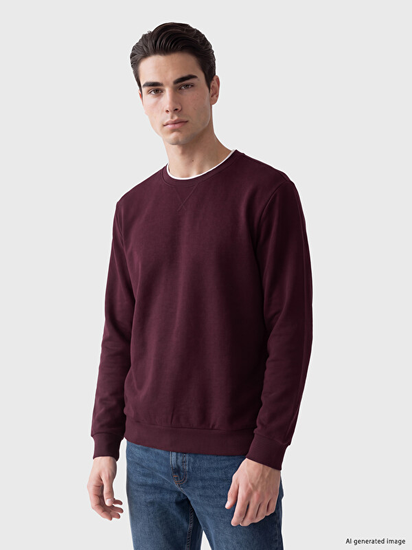 LCWAIKIKI Classic Crew Neck Men's Sweatshirt