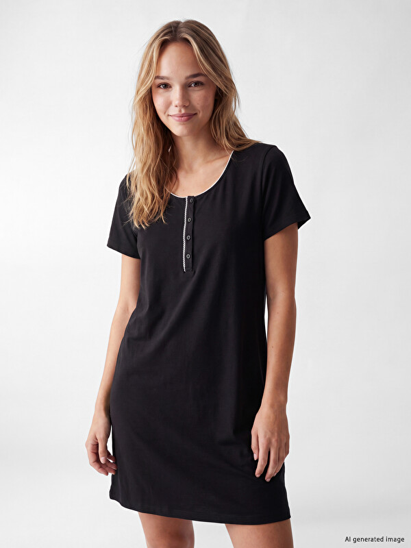 LCW DREAM Crew Neck Women's Nightdress