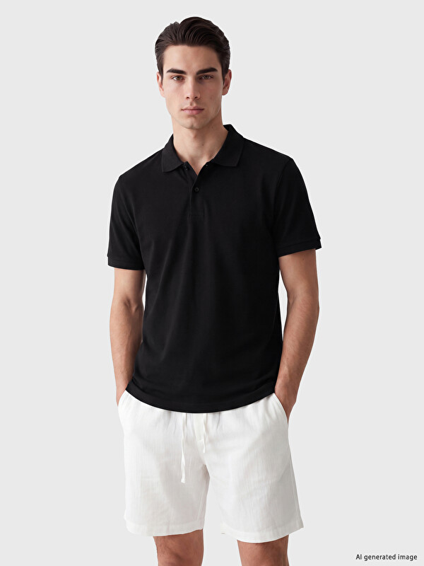 LCWAIKIKI Classic Polo Collar Pique Men's T-shirt
