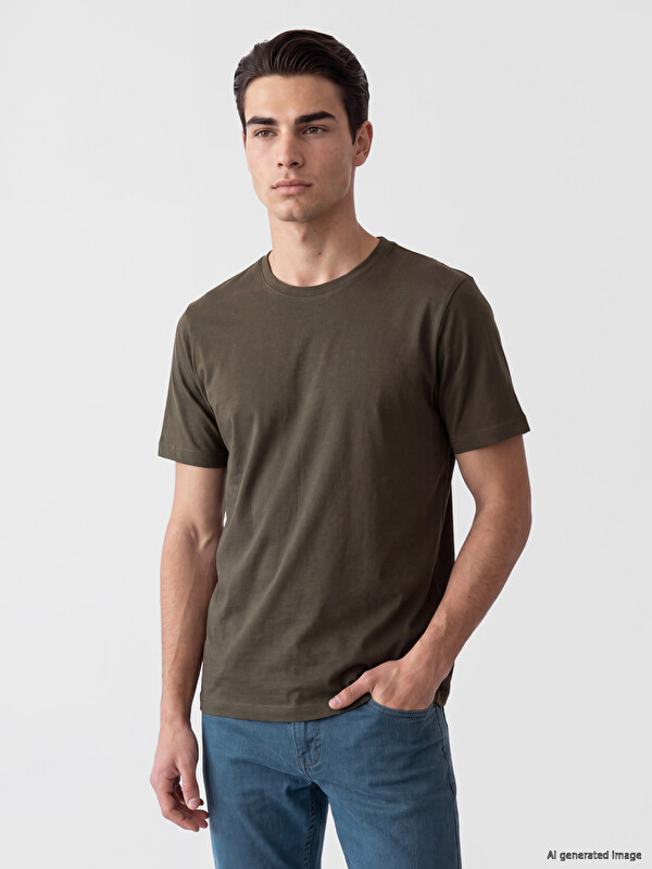 LCWAIKIKI Classic Crew Neck Jersey Men's T-shirt