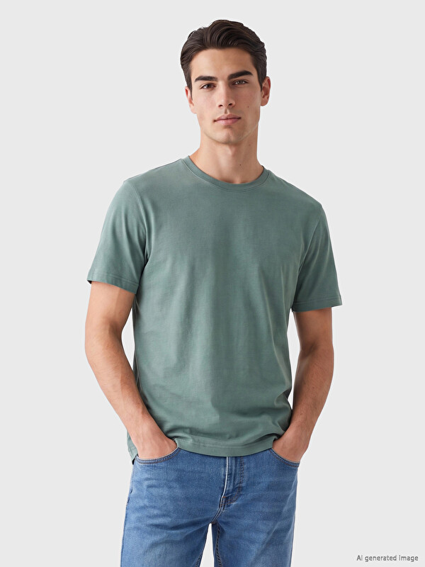 LCWAIKIKI Classic Crew Neck Jersey Men's T-Shirt