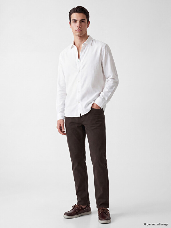 LCWAIKIKI Classic Regular Fit Men's Chino Trousers