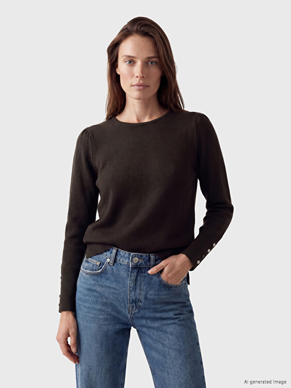 LCW Grace Crew Neck Women's Knitwear Sweater