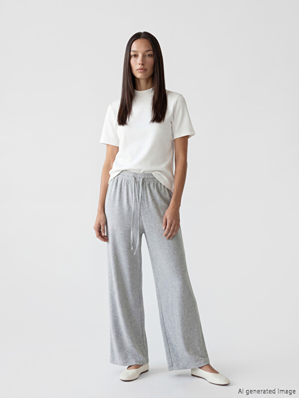 LC WAIKIKI Wide Leg Women's Sweatpants