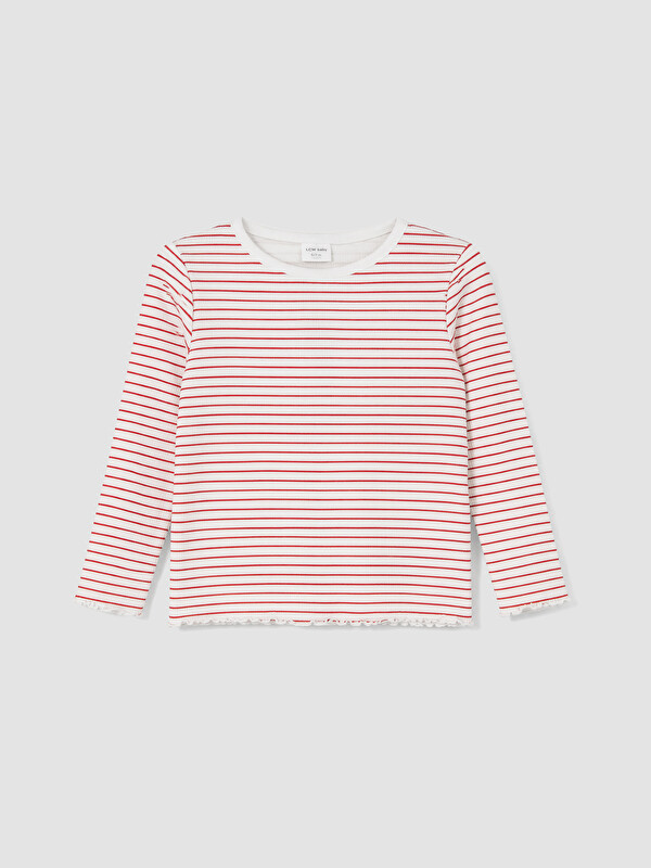 LCW baby Baby Girl Ecru T-Shirt