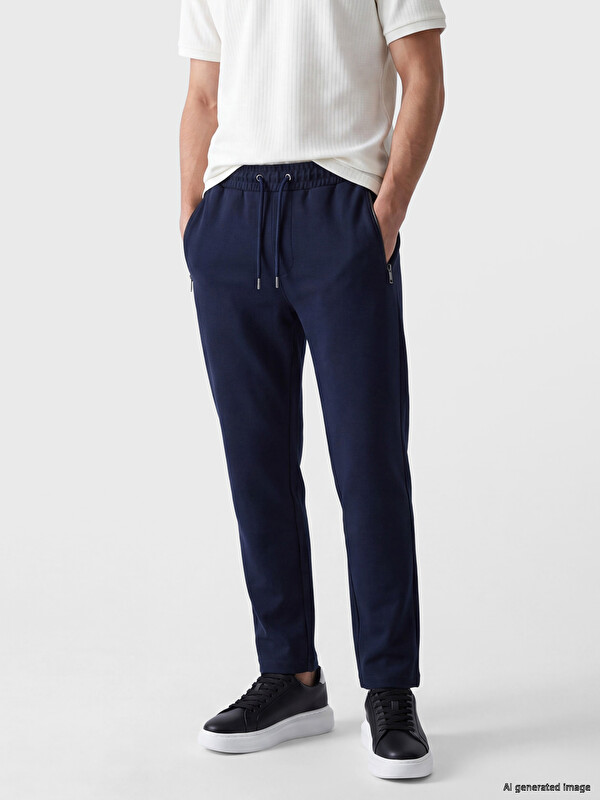 LCWAIKIKI Classic Man Navy Sweatpants