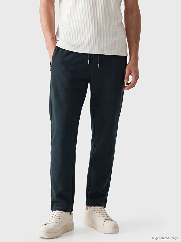 LCWAIKIKI Classic Man Petrol Sweatpants