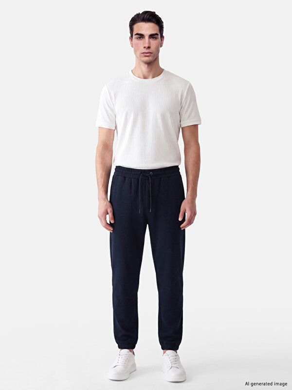 LCWAIKIKI Classic Mashkull Blu Pantallona sportive jogger
