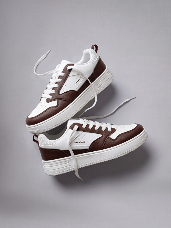 LCW STEPS Faux Leather Women's Sneakers