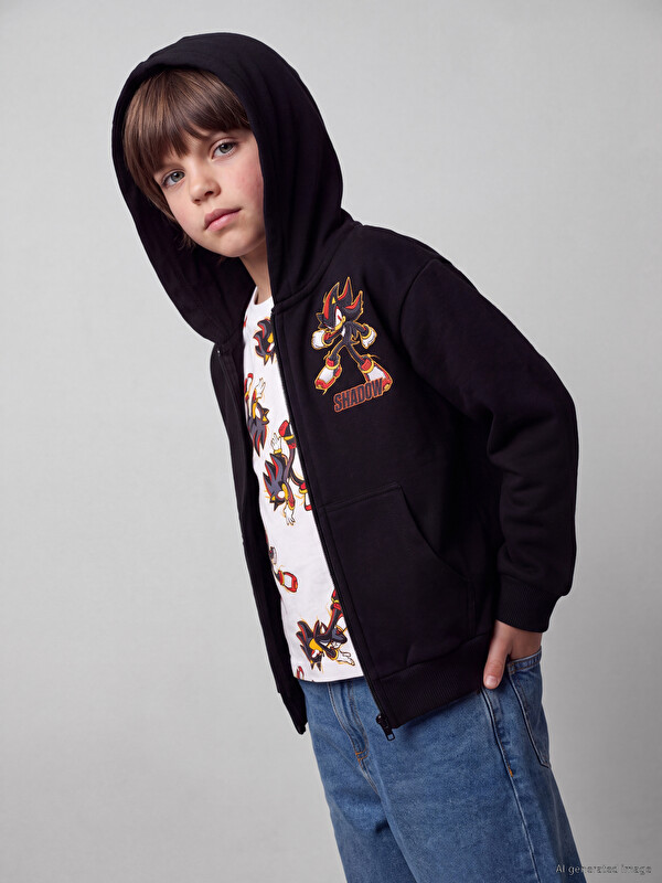 LCW Kids طقم أولاد مطبوع Sonic
