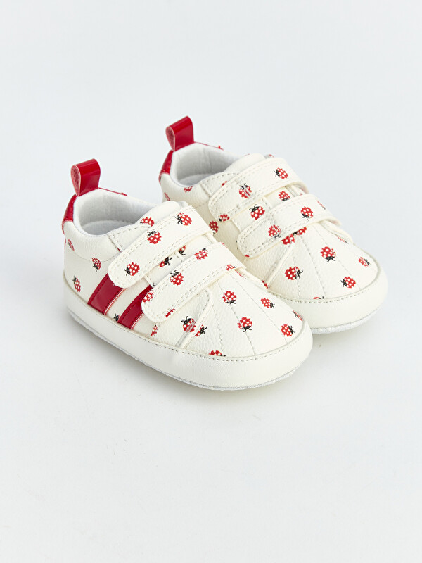 LCW STEPS Baby Girl White Pram Shoes
