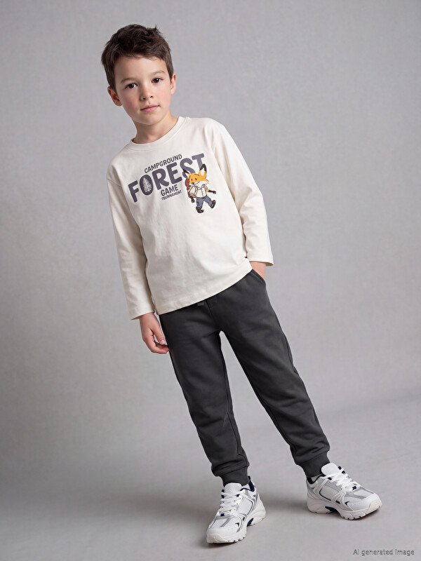 LCW Kids طقم أولاد مطبوع