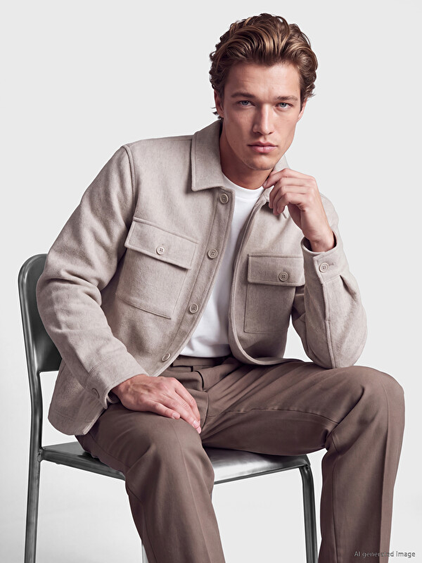 SOUTHBLUE Regular Fit Men's Shirt Jacket