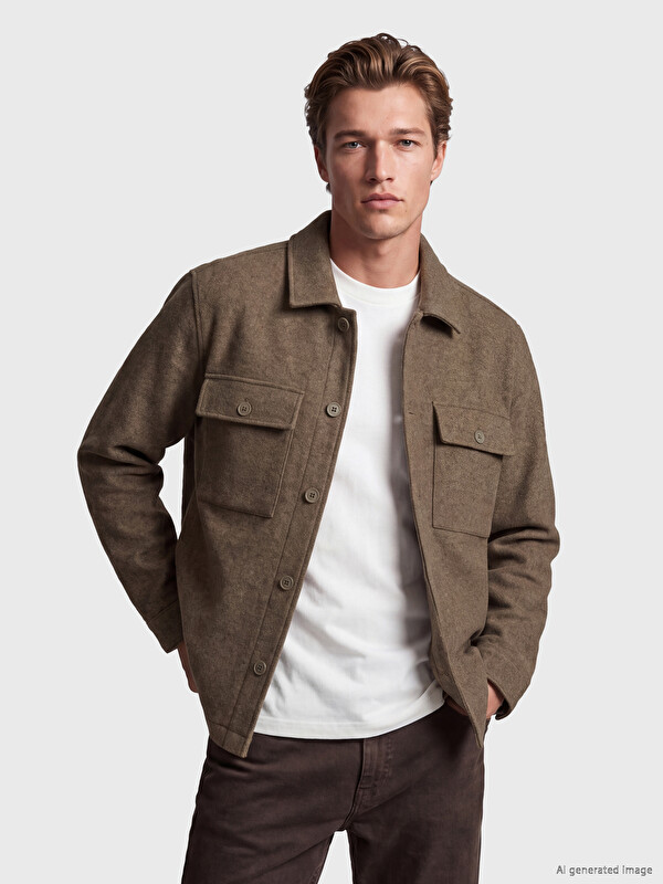 SOUTHBLUE Regular Fit Men's Shirt Jacket