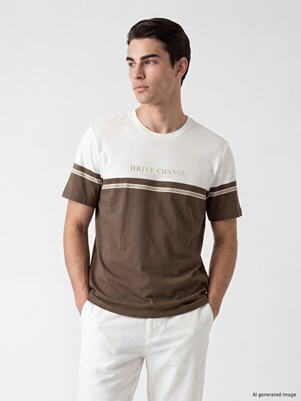 LCWAIKIKI Classic Crew Neck Jersey Men's T-shirt