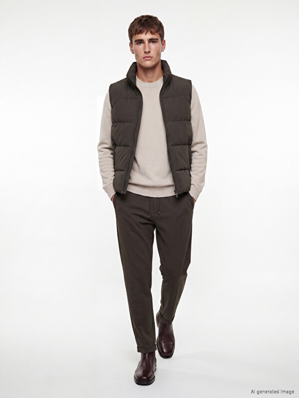 LCW Vision Standard Fit Gabardine Men's Trousers