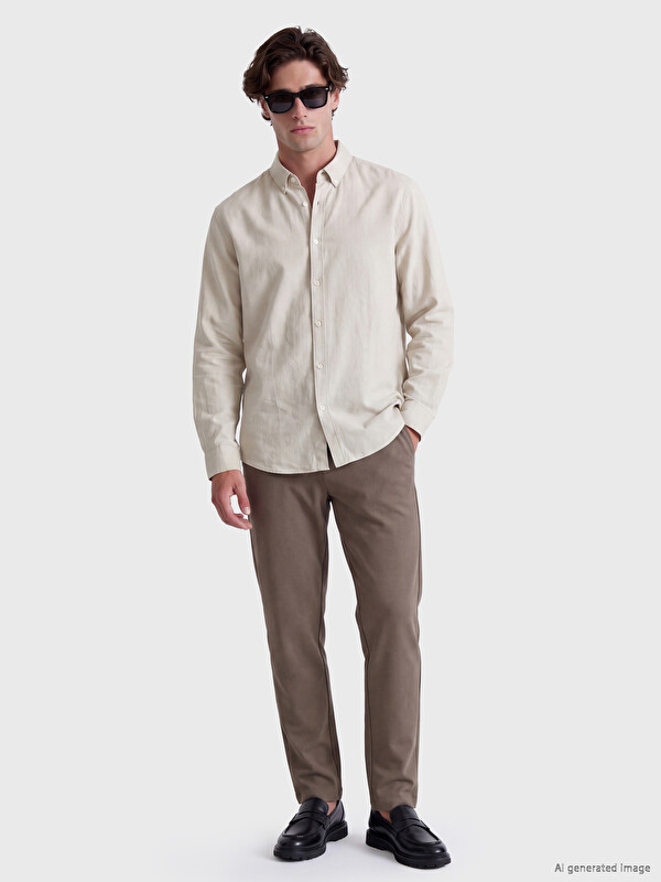 LCW Vision Man Brown Trousers