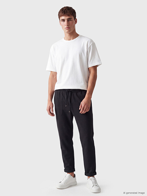 LCW Vision Pantaloni Bărbați Regular Fit din Gabardină