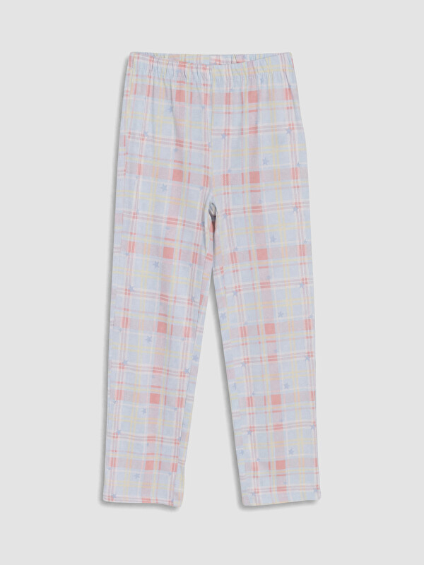 LCW Kids Ekose Kız Çocuk Pijama Alt