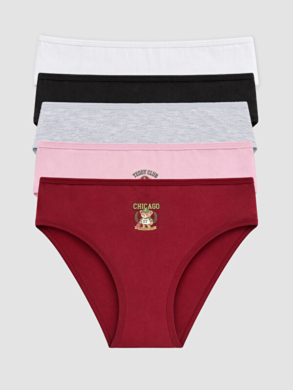 LCW Young Printed Bikini Knickers 5 Pack