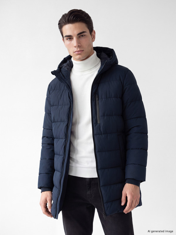 LCWAIKIKI Classic Regular Fit Kapüşonlu Erkek Mont