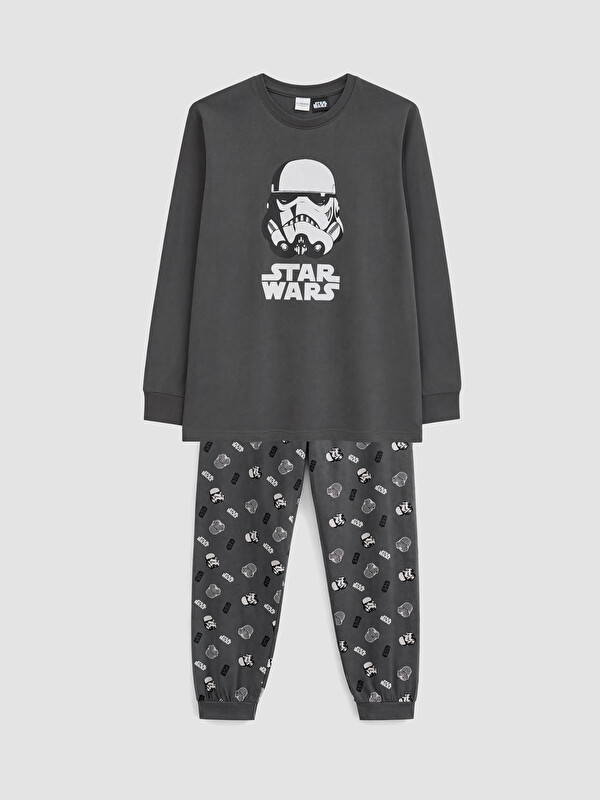 LCW Kids Boy Grey Pyjama Set