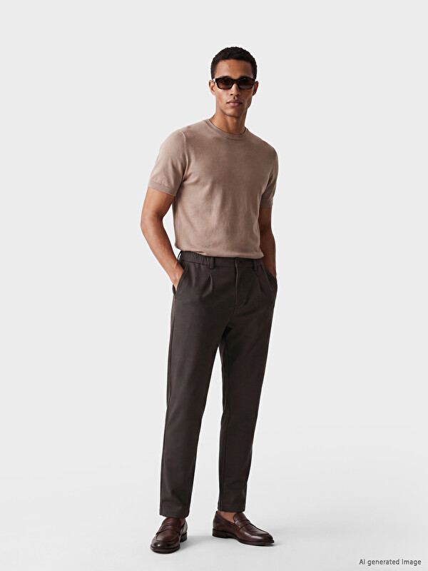 LCW Vision Regular Fit Men's Pleated Trousers