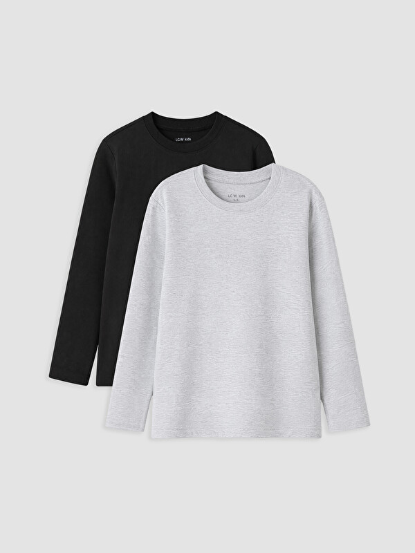 LCW Kids Boy Grey T-Shirt