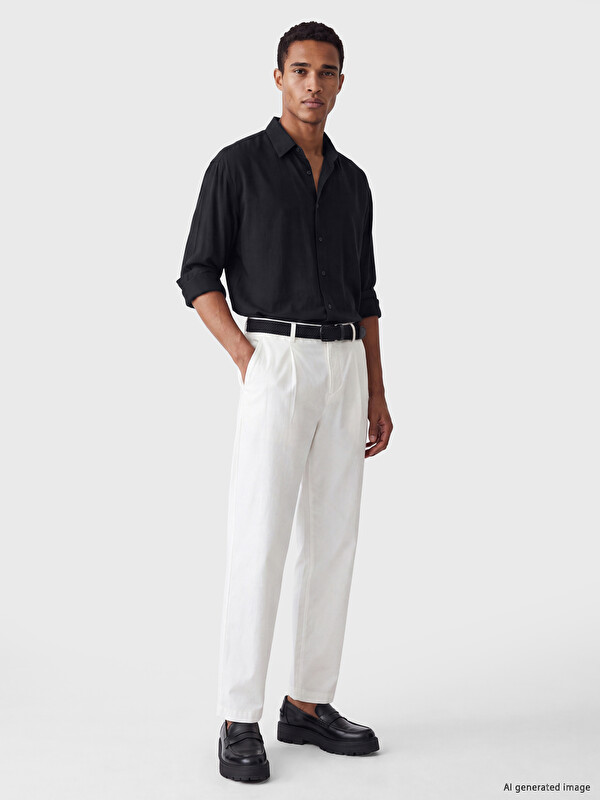 LCW Vision Regular Fit Armürlü Erkek Gömlek