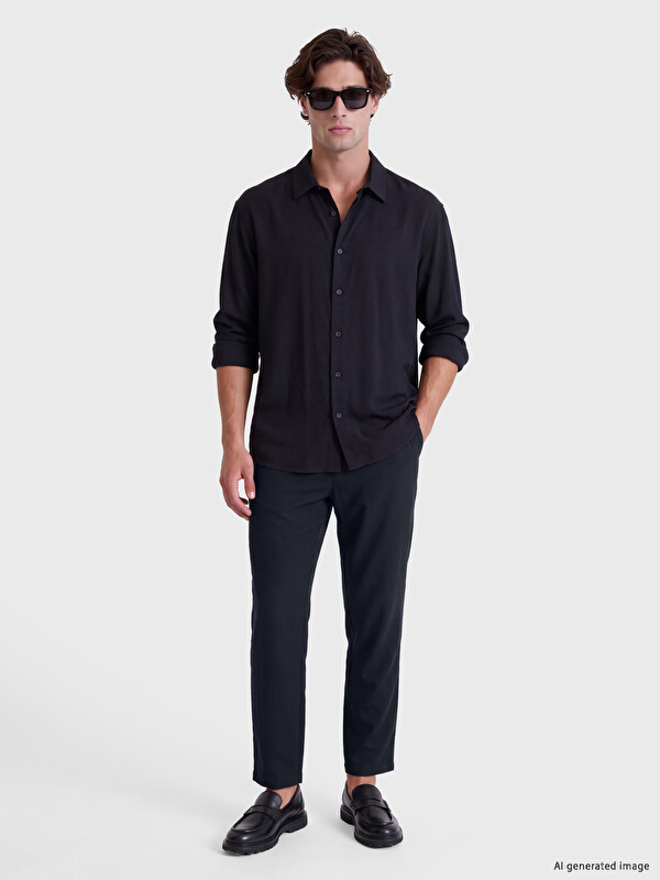 LCW Vision Regular Fit Armürlü Erkek Pantolon