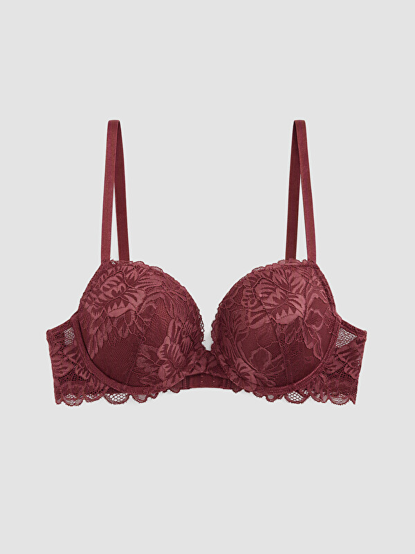 LCW DREAM Sutien Tricou Din Dantelă Cu Balene Fără Căptușeală