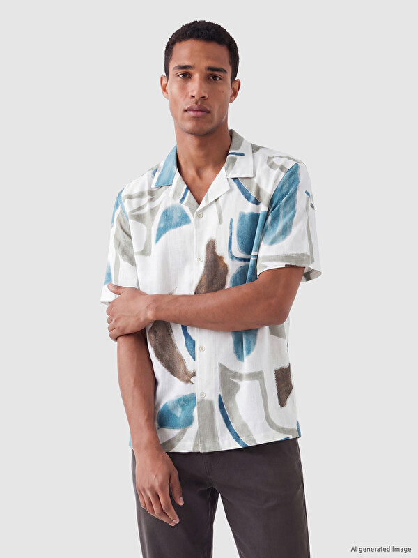 LCW Vision Standard Fit Printed Men's Shirt