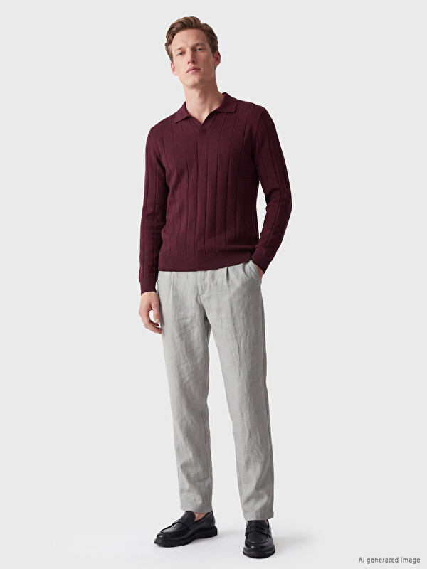 SOUTHBLUE Polo Yaka Erkek Triko Kazak