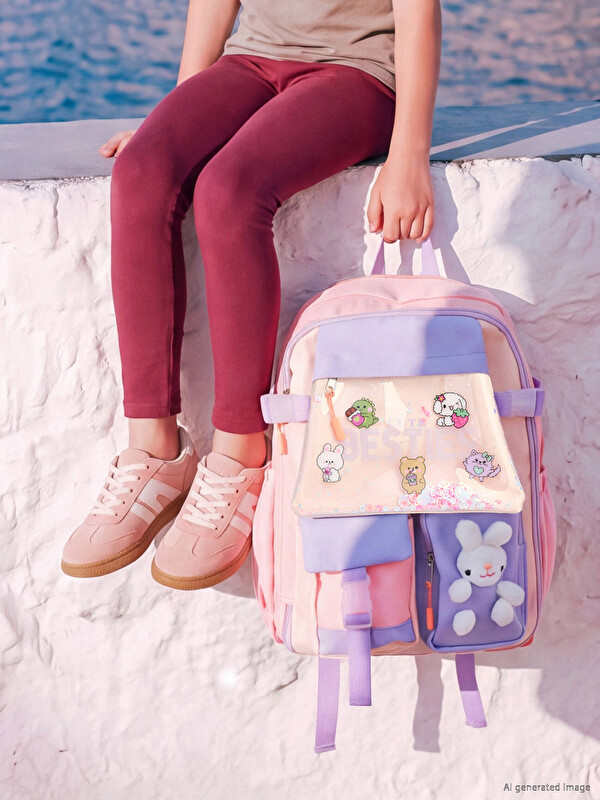 LCW ACCESSORIES Многоотделна момичешка раница