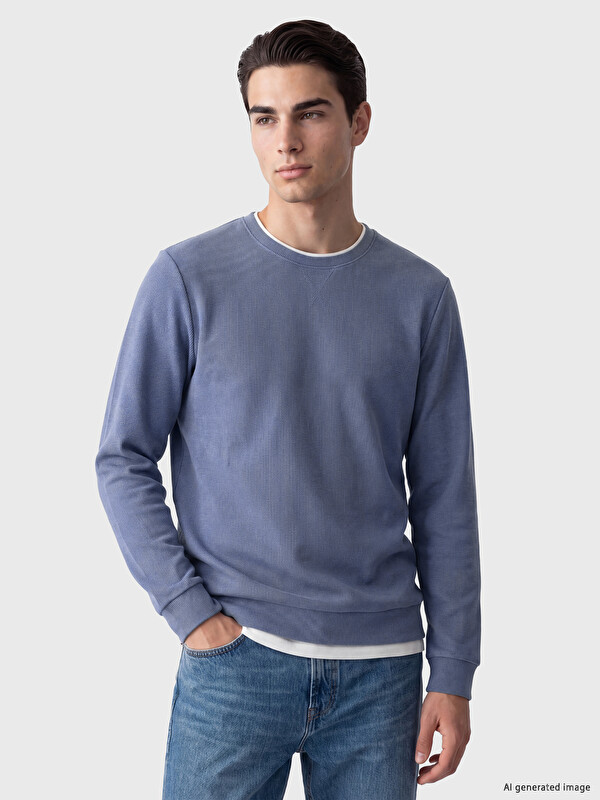 LCWAIKIKI Classic Crew Neck Men's Sweatshirt
