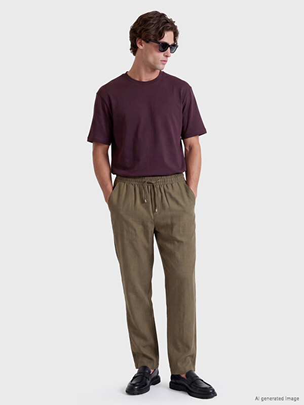 LCW Vision Pantaloni Bărbați Standard Fit Cu Pense