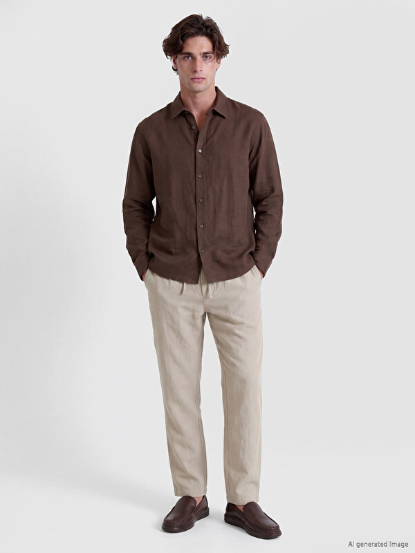 LCW Vision Regular Fit Armürlü Erkek Pantolon