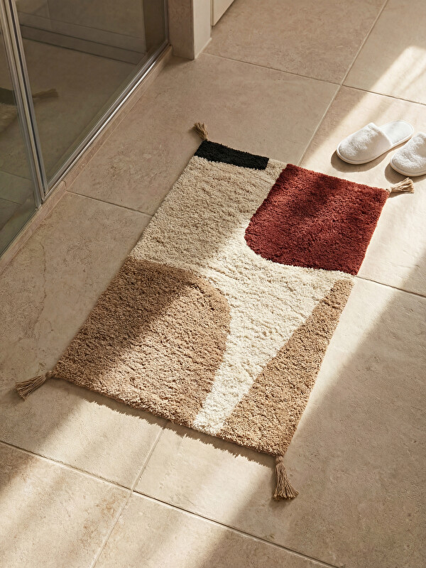 LCW HOME Color Block Bath Mat 50x80 cm