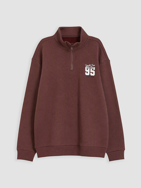 LCW Kids Boy Brown Sweatshirt